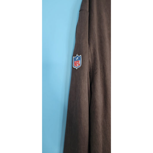 Mens Nike Cleveland Browns XXL 1/4 Zip Sweater NFL