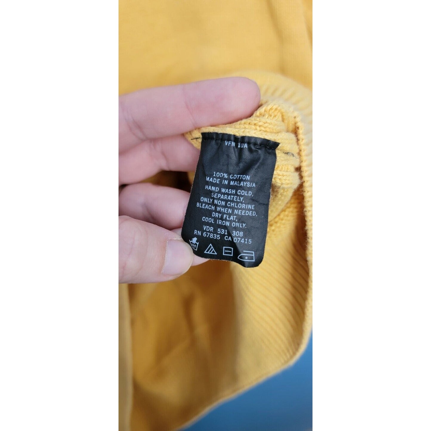 Nautica Men's Sustainably Crafted Crewneck SweaterYellow Gold Size Small