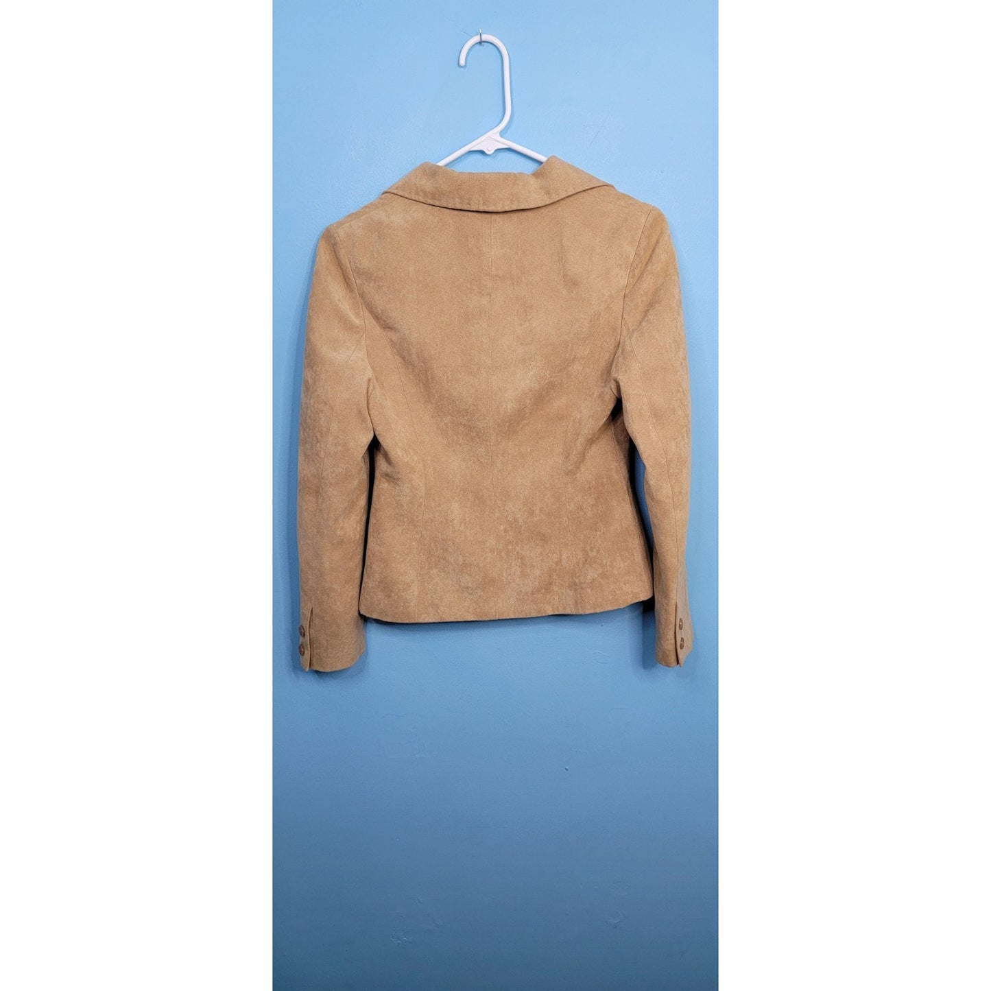 Women's Etam Tan Coat Blazer Size 160/80A With Pockets