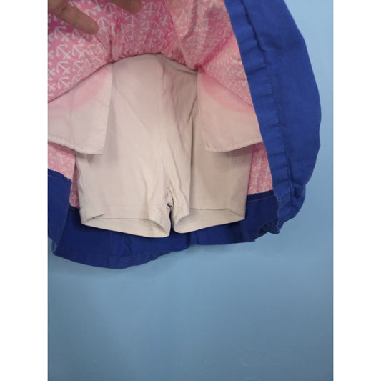 Gymboree Pink And Blue Anchor Skort Size 5