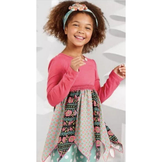 Matilda Jane Girls Once Upon A. Time Winding Road Tunic Top Size 6