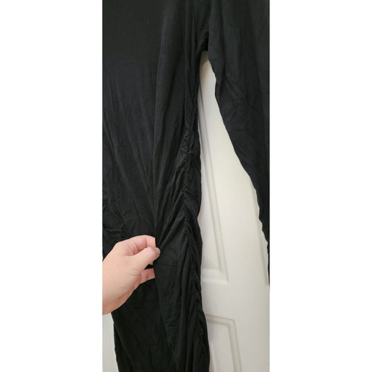 Women's Black Bodycon Lonh Sleeve Fensace Dress NWOT Size Small
