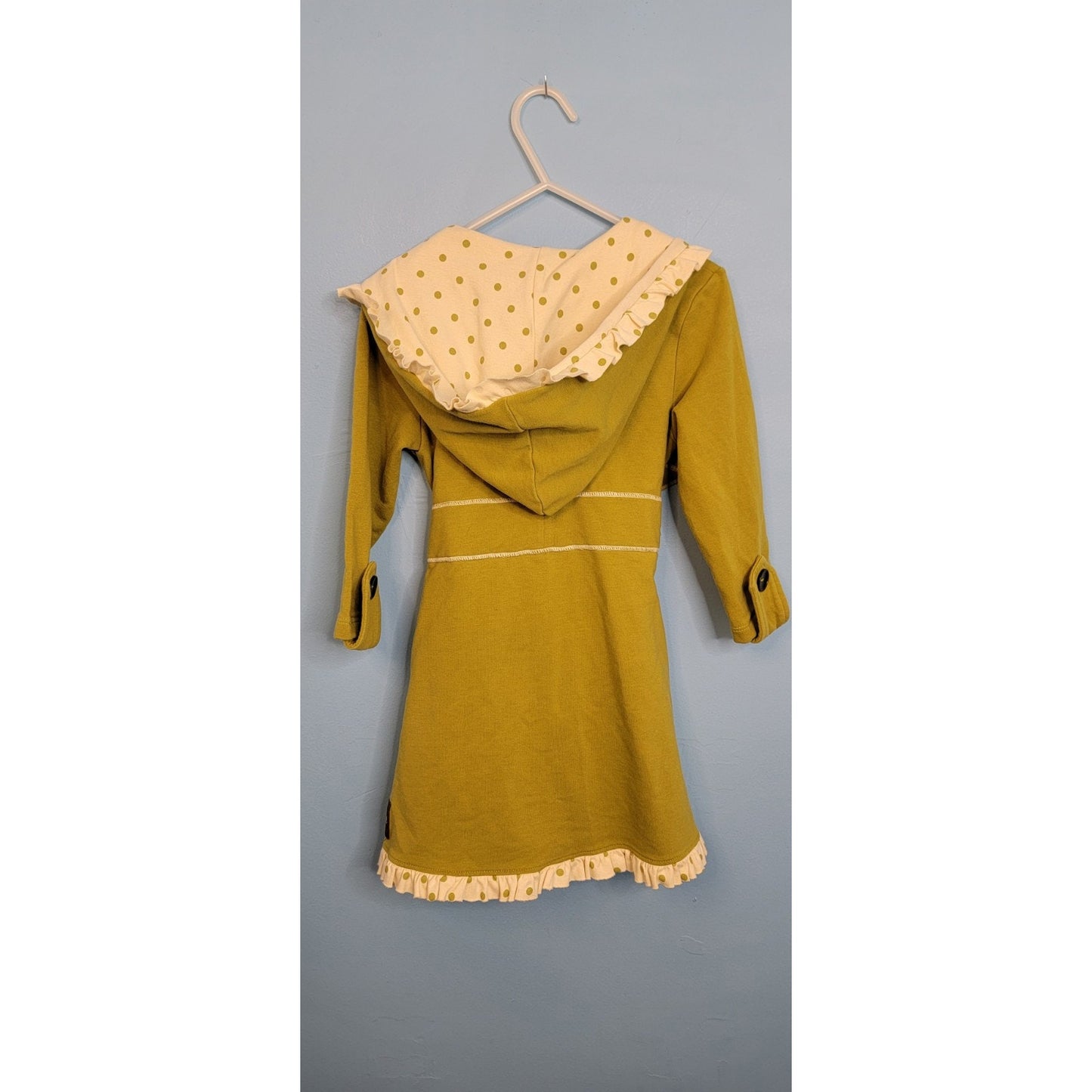 Matilda Jane Good Hart Northern Lights Willow Jacket Size 4 Olive Pea Green