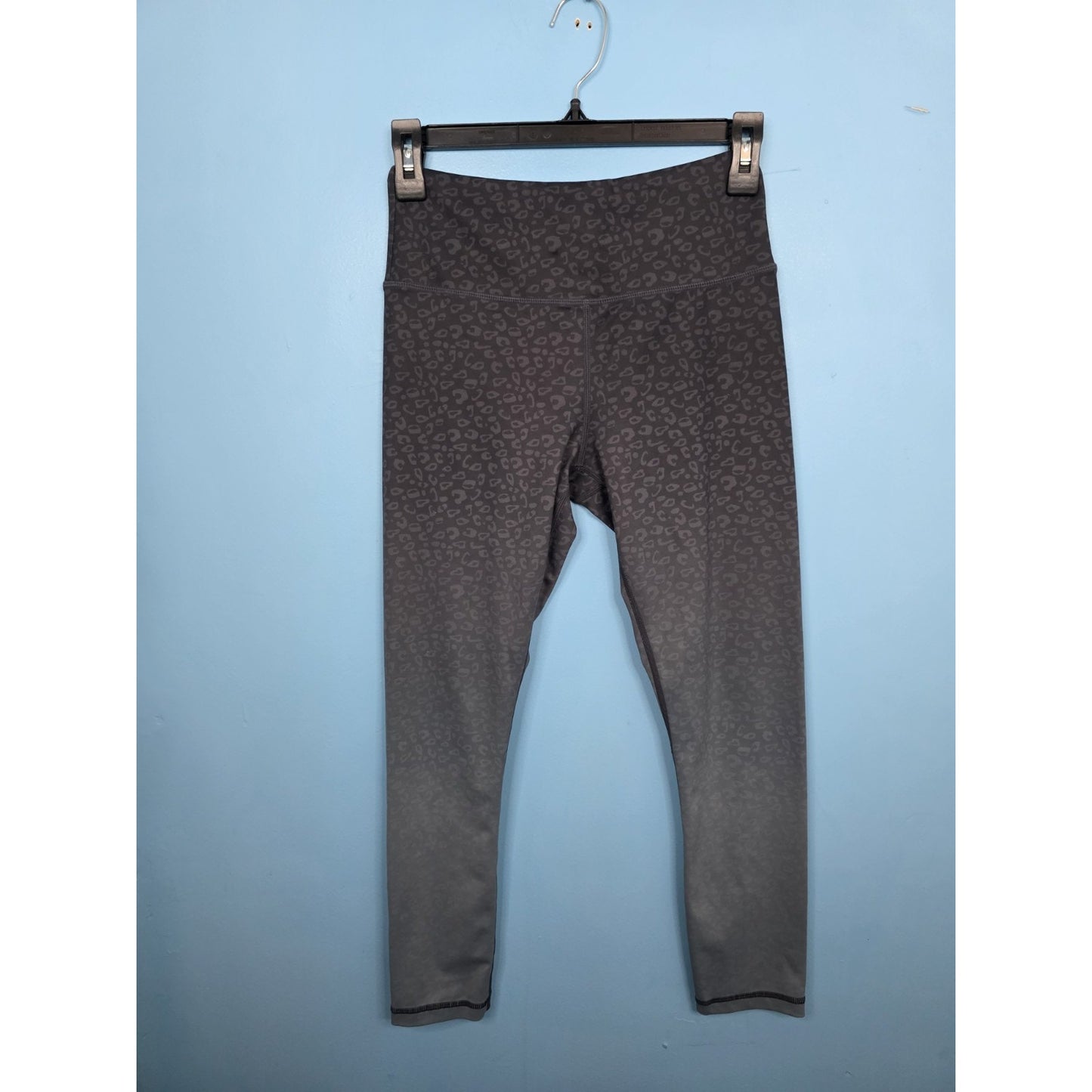 ZYIA Active Womens Size 4 Ombre Leopard Light n Tight Leggings High Rise