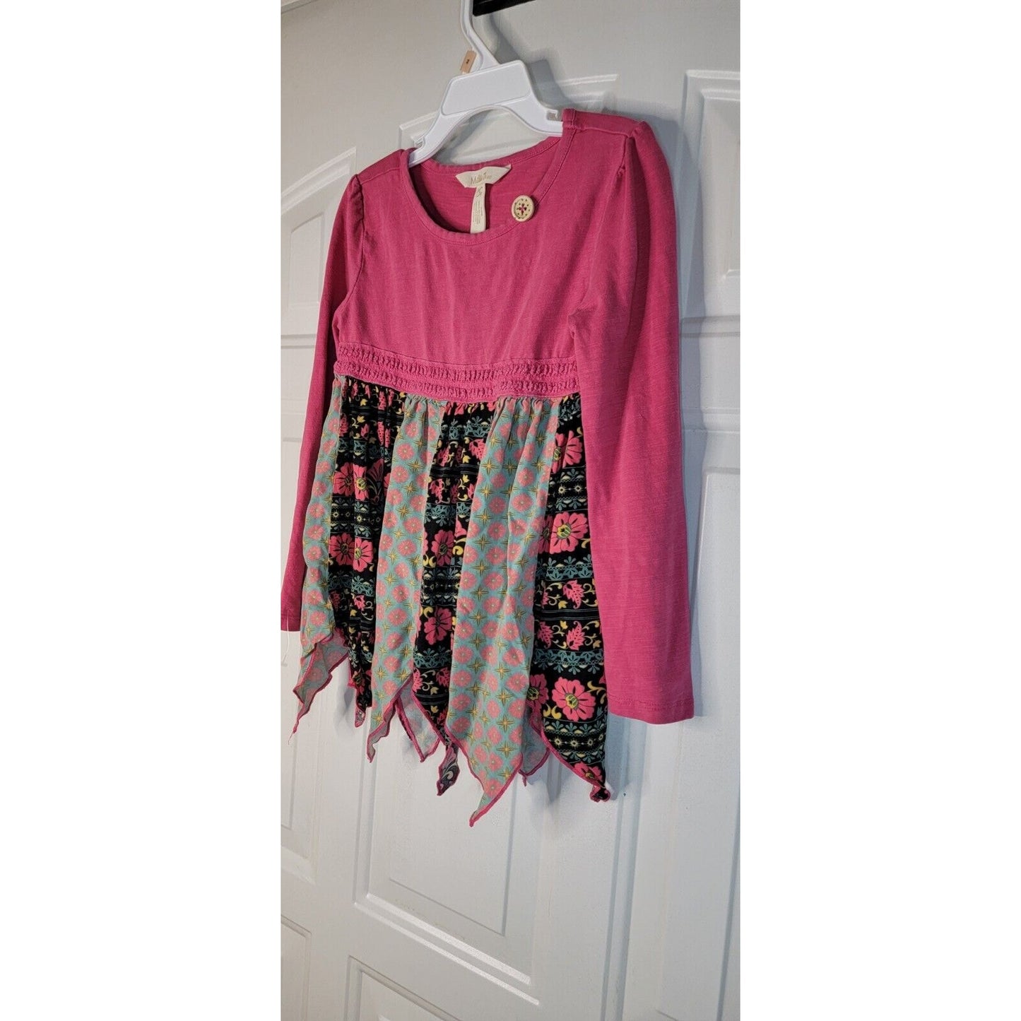 Matilda Jane Girls Once Upon A. Time Winding Road Tunic Top Size 6