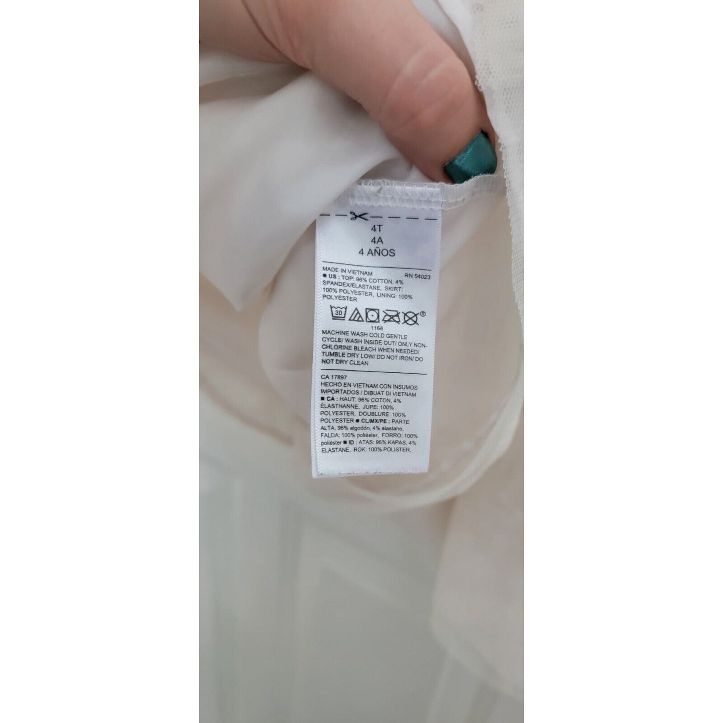 Girls Old Navy Tulle Bottom Dress "Do What You Love" Size 4T