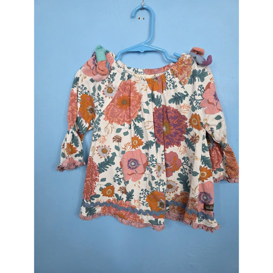 Girls MATILDA JANE Wonderment Little Florist Tunic Size 4