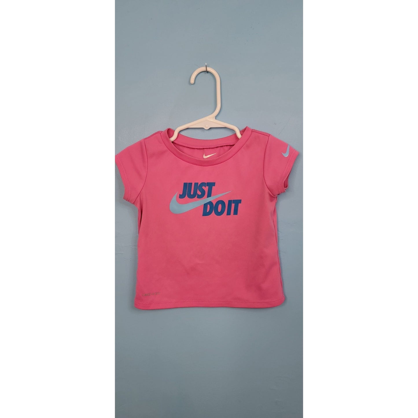 Girls 18 Months Pink Nike Dri- Fit 'Just Do It' Tee
