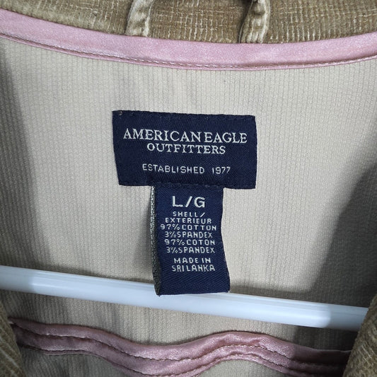 Y2K American Eagle Outfitters Women’s Corduroy Blazer Jacket Size Large