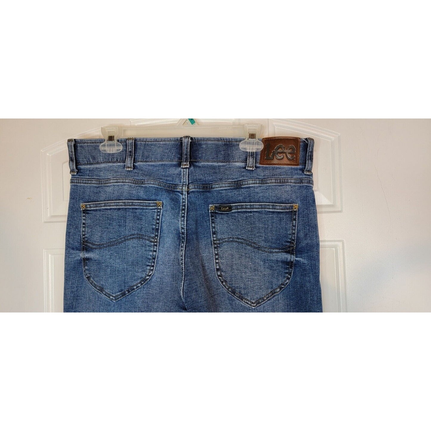Mens Lee Slim Straight Jeans 36x34