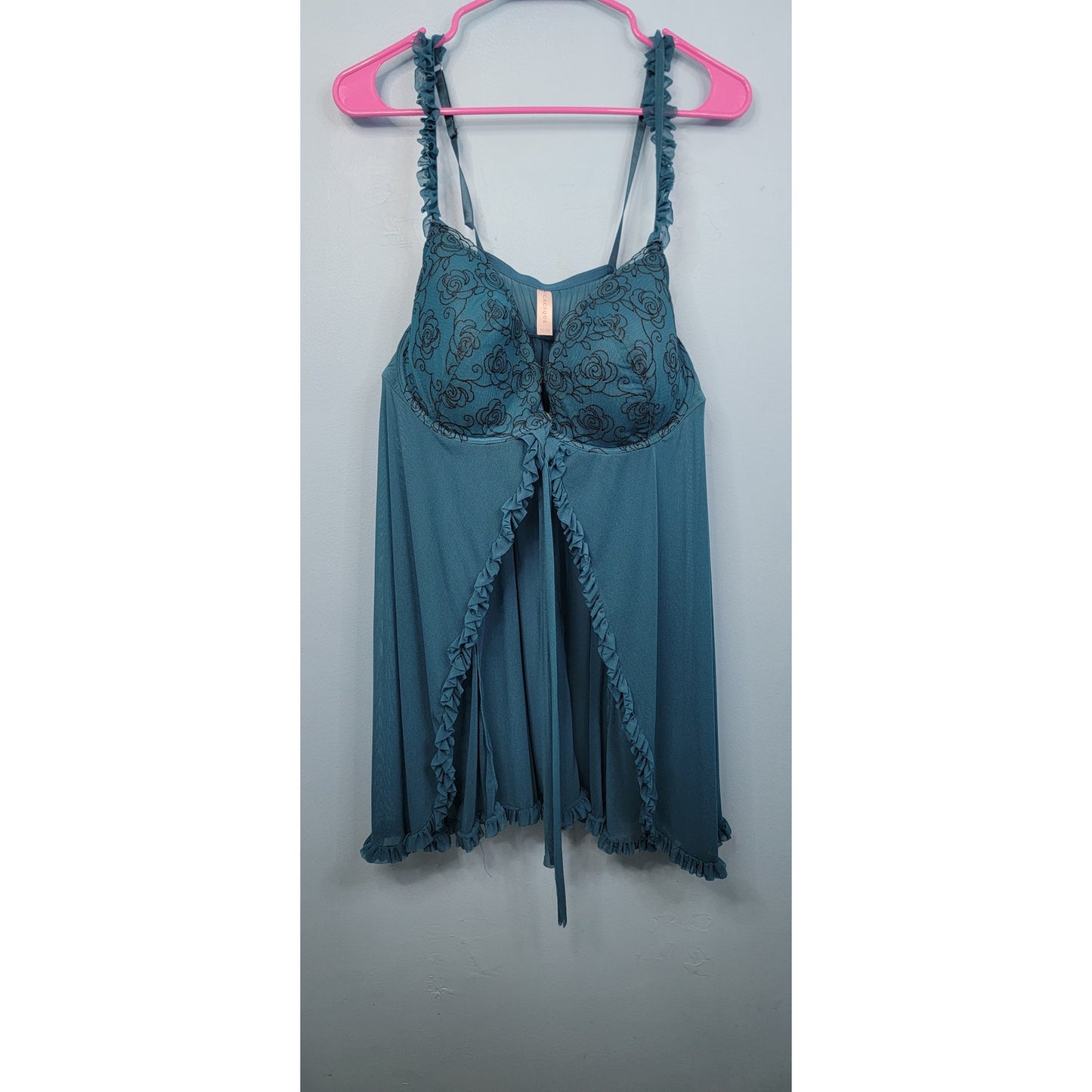 Cacique 22/24 Underwire Padded Lingerie in Turquoise