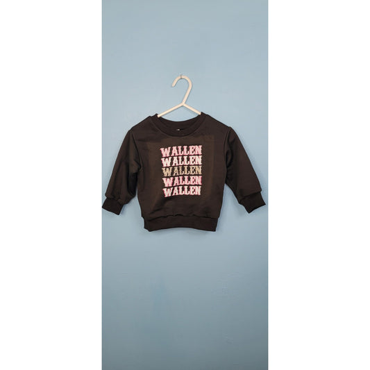 Baby 6-9 Months Black Morgan Wallen Long Sleeve Sweatshirt