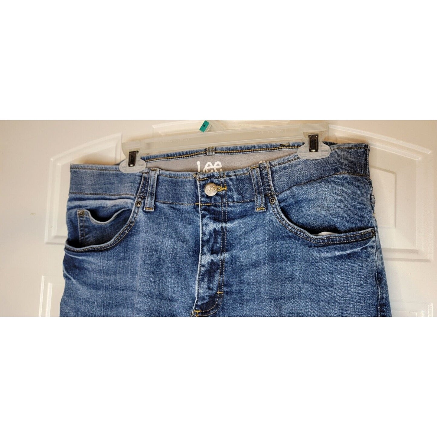 Mens Lee Slim Straight Jeans 36x34