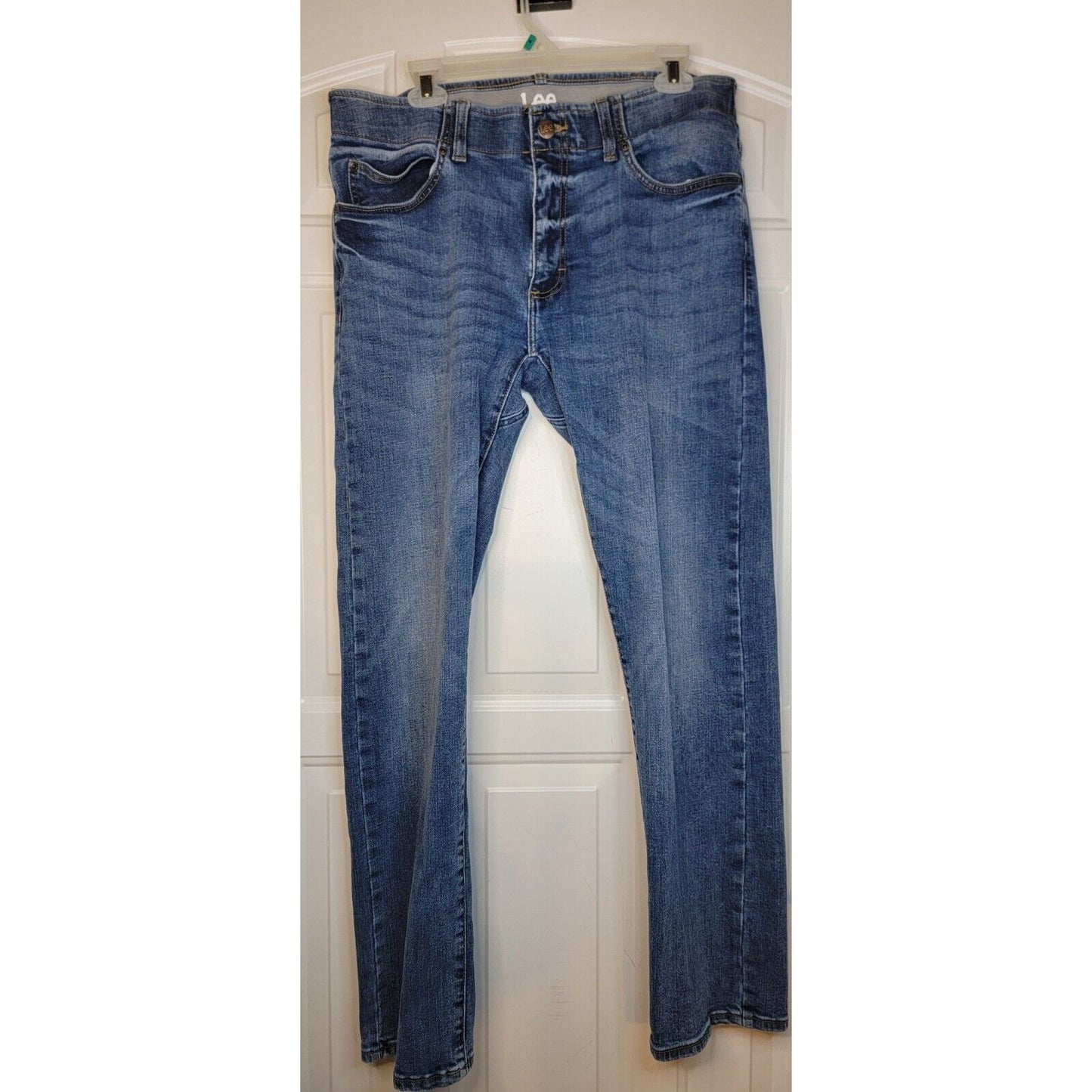 Mens Lee Slim Straight Jeans 36x34