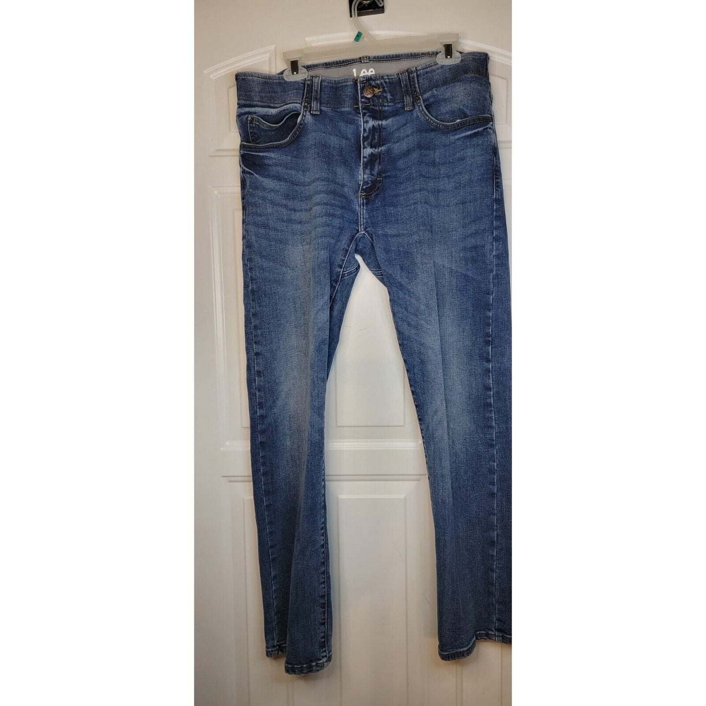 Mens Lee Slim Straight Jeans 36x34