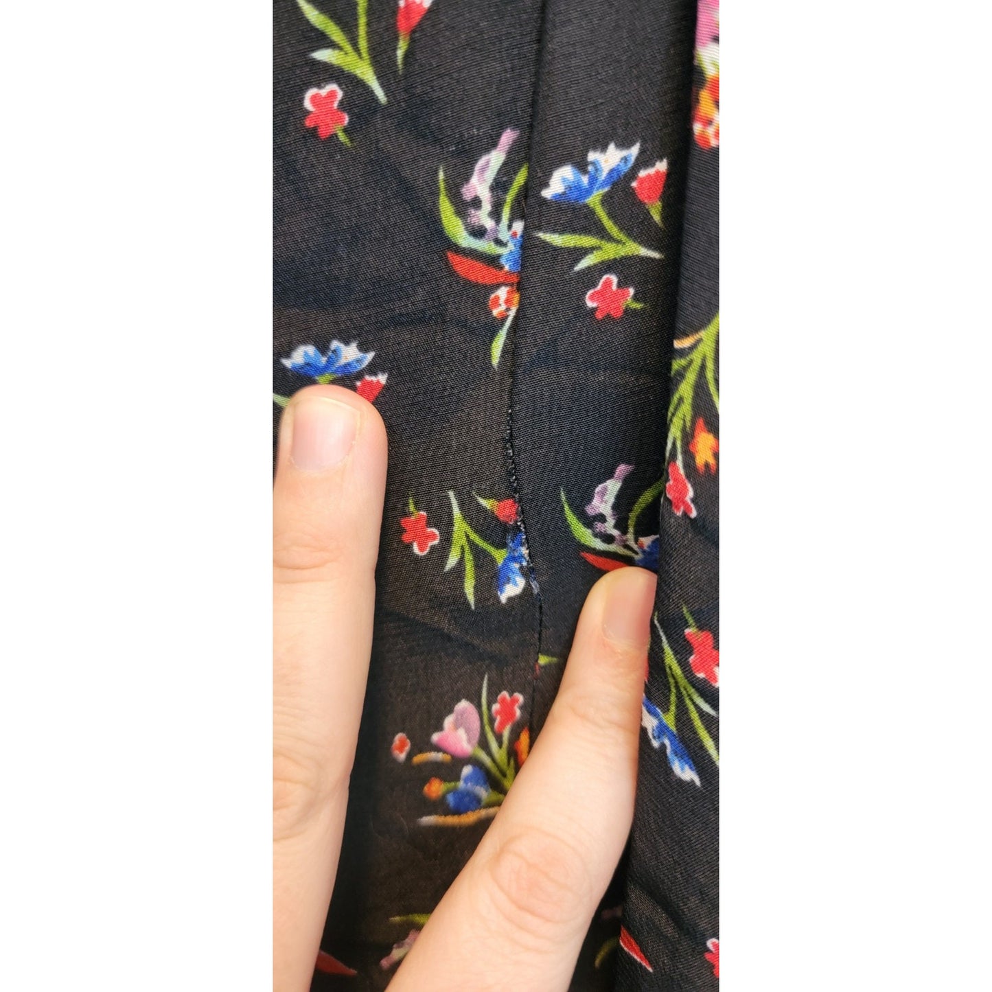 Rent The Runway Thakoon Collective Black Floral Slip Mini Dress Womens 14