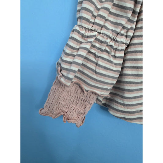 Matilda Jane Just Imagine Charlea Top Smocked Cuffs EUC Size 4