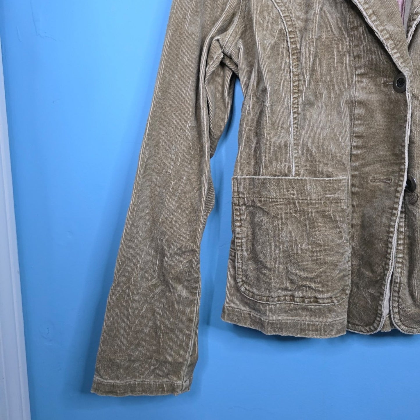 Y2K American Eagle Outfitters Women’s Corduroy Blazer Jacket Size Large