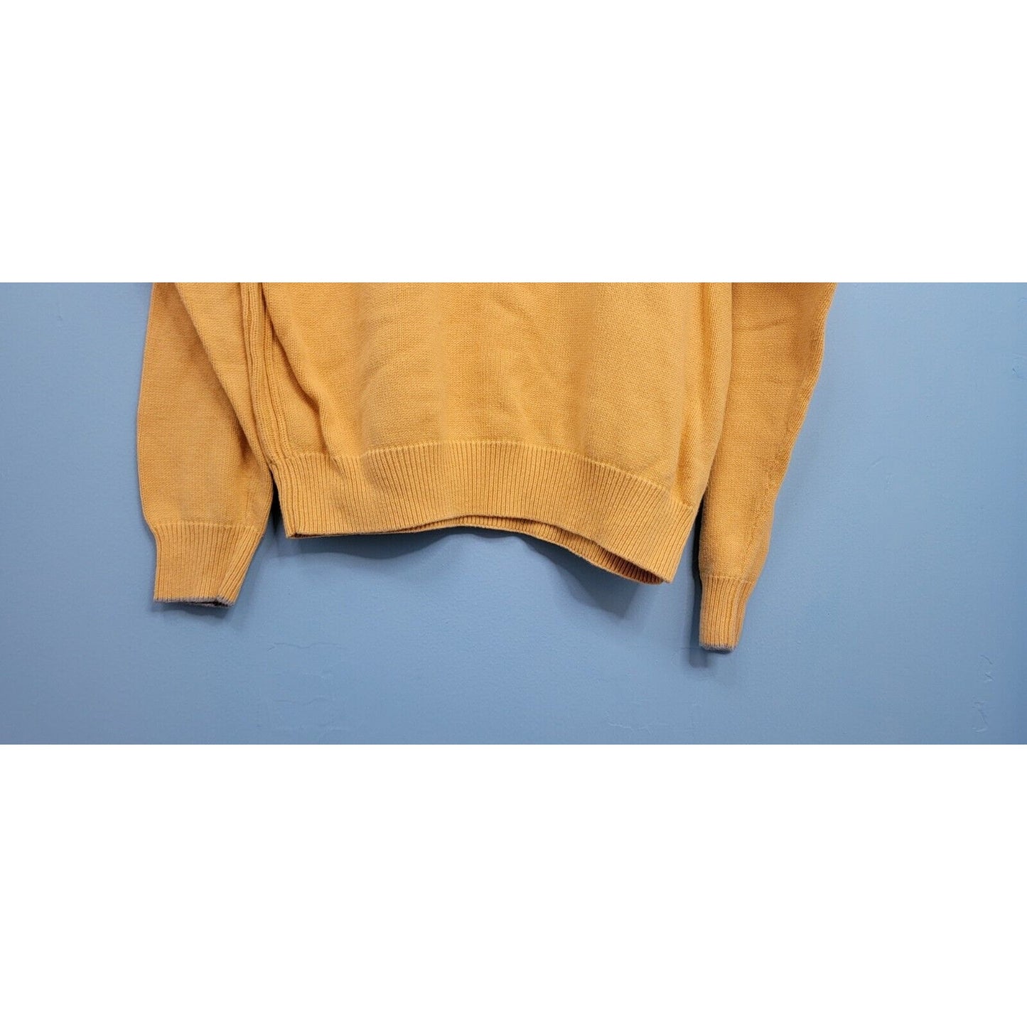 Nautica Men's Sustainably Crafted Crewneck SweaterYellow Gold Size Small