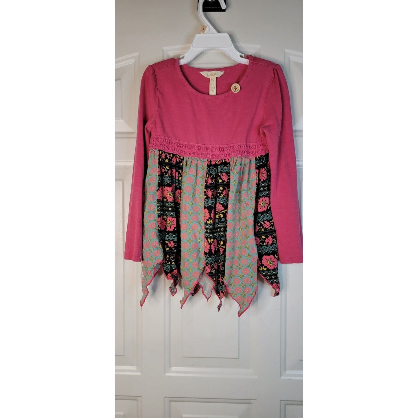 Matilda Jane Girls Once Upon A. Time Winding Road Tunic Top Size 6