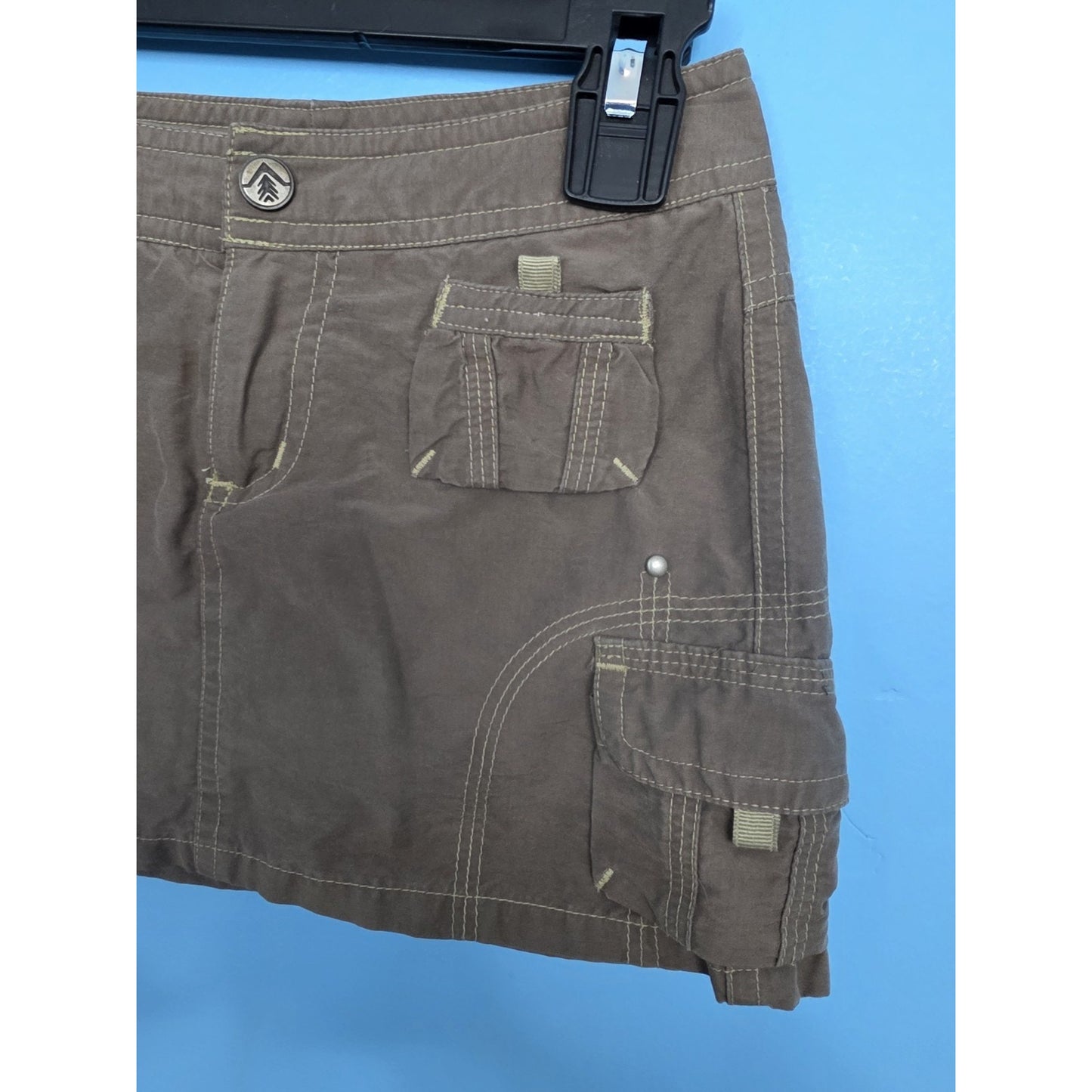 Columbia Cargo Skirt Girls Size 4 Brown Hiking Outdoor Active Pockets