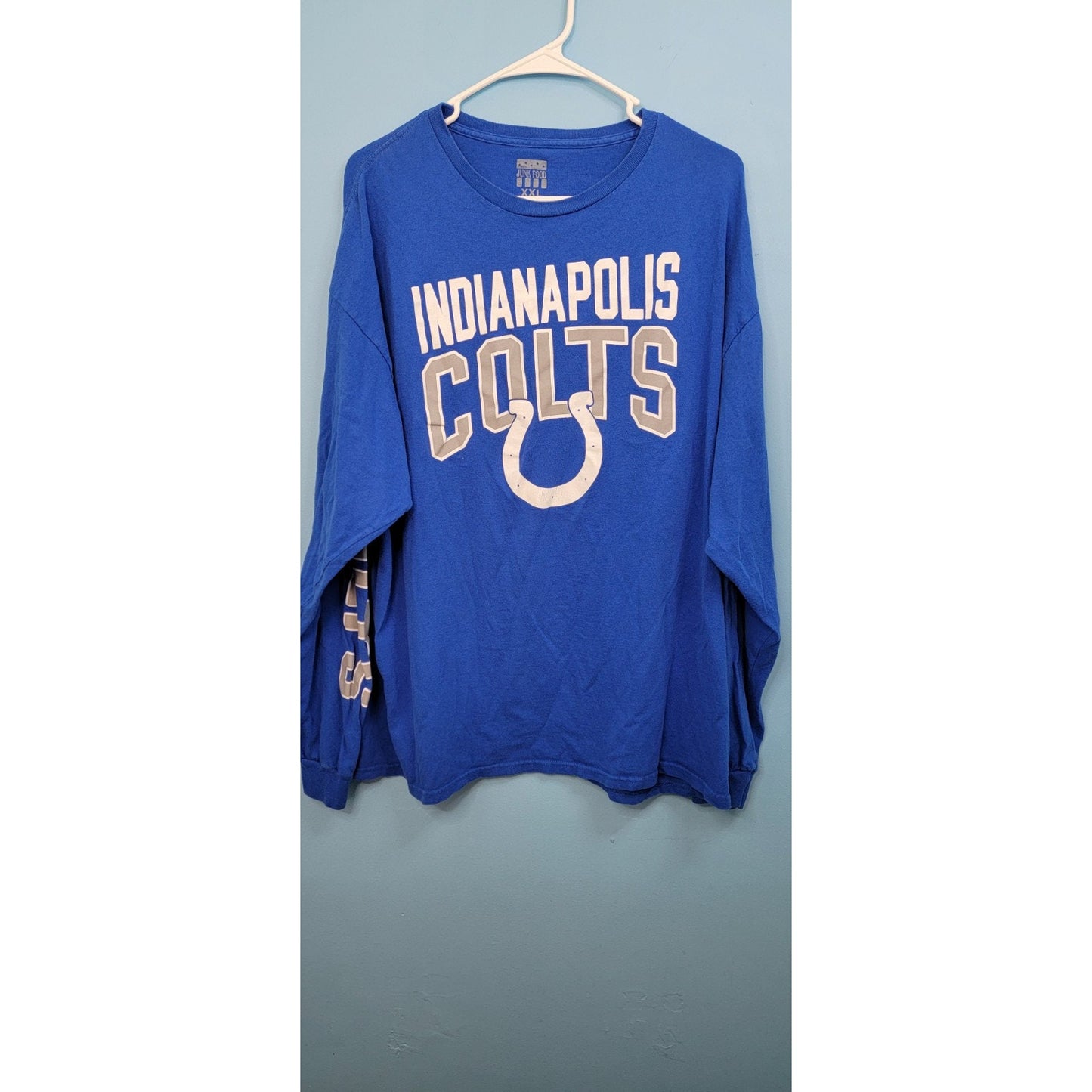 Size XXL NFL Junk Food Bold Logo Long Sleeve T-Shirt