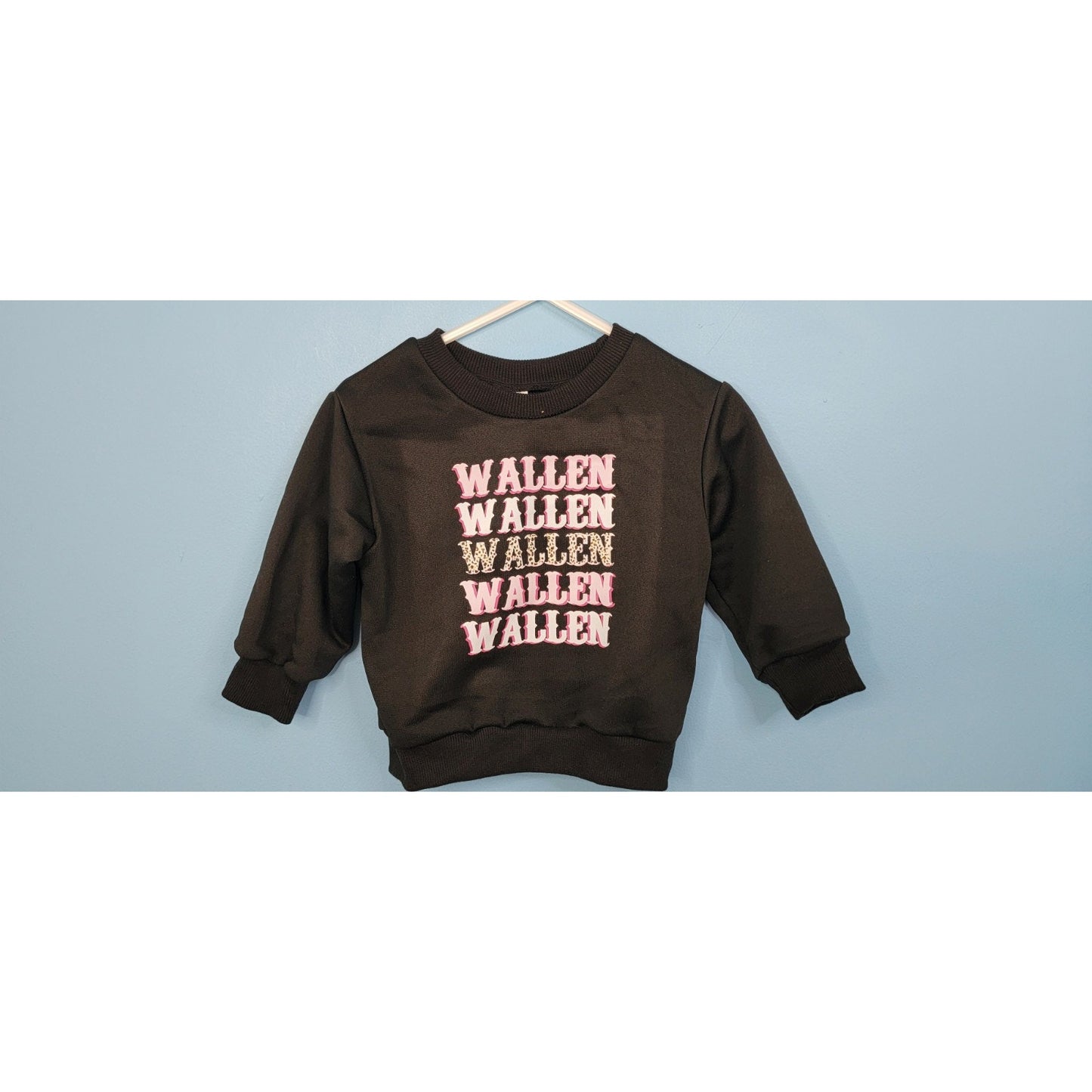 Baby 6-9 Months Black Morgan Wallen Long Sleeve Sweatshirt