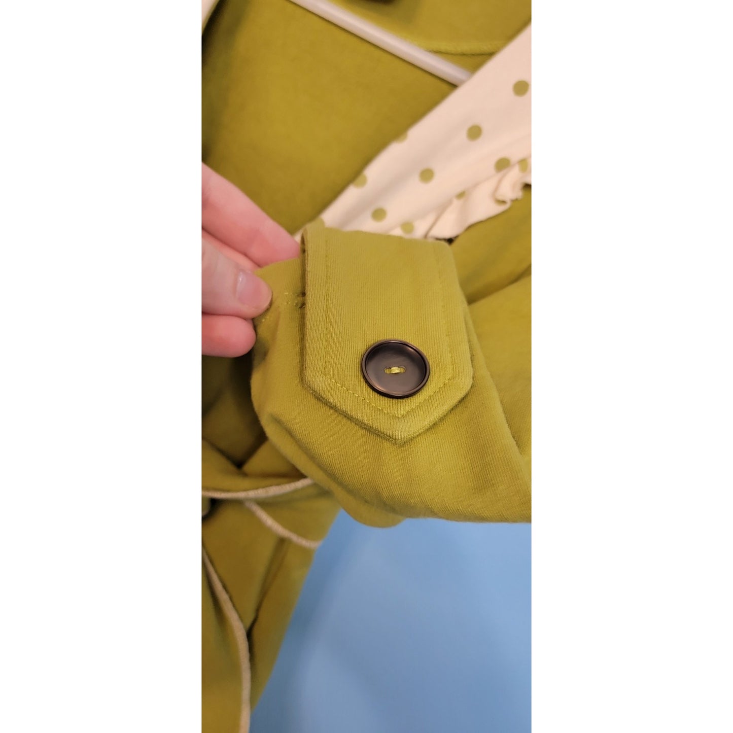 Matilda Jane Good Hart Northern Lights Willow Jacket Size 4 Olive Pea Green