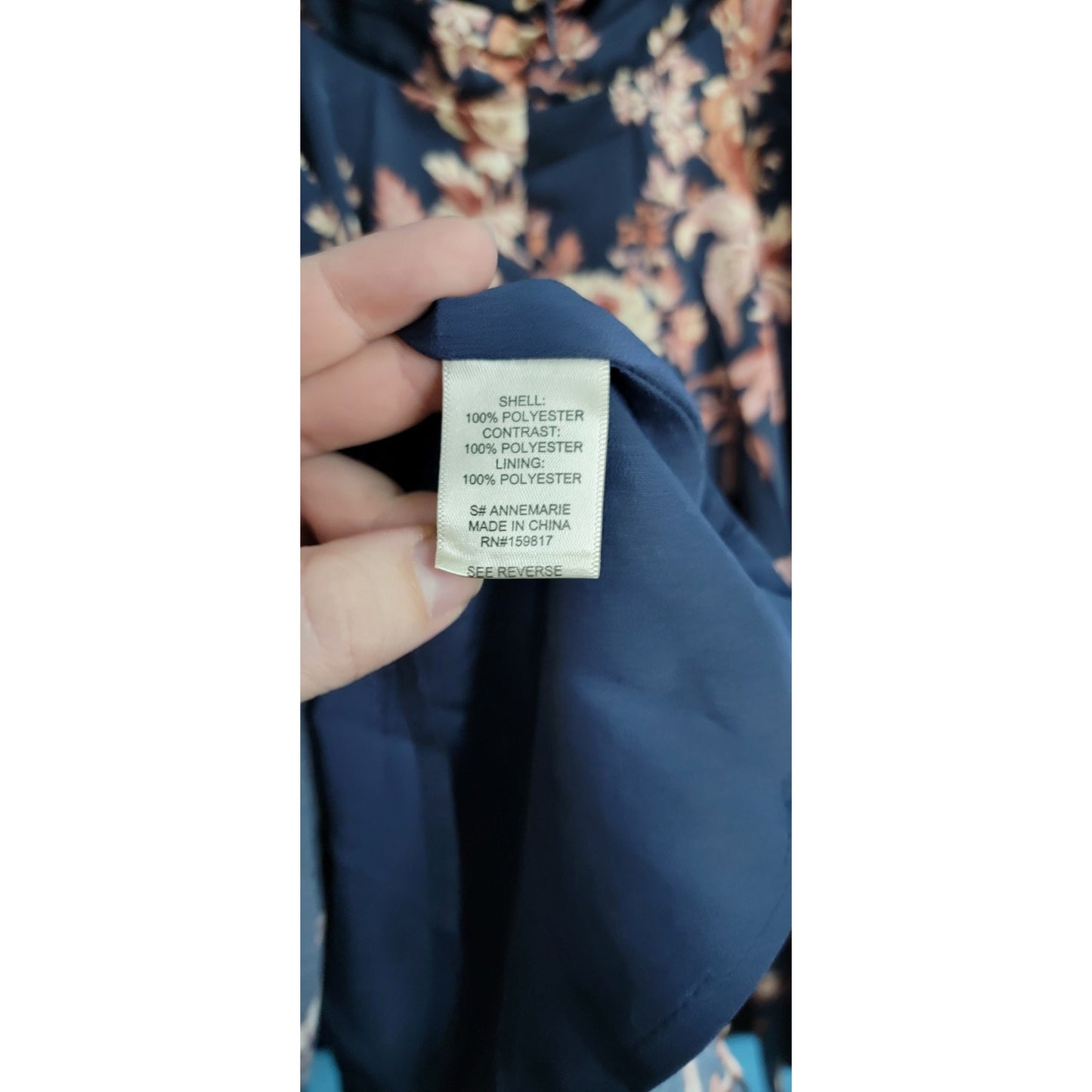 NWT Altar'd State Size XXL Navy Blue Floral Dress With Cut Outs Open Back Zipper