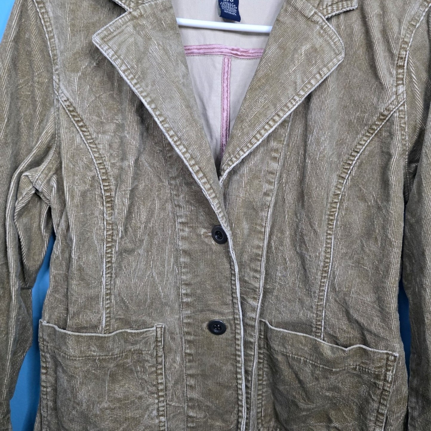Y2K American Eagle Outfitters Women’s Corduroy Blazer Jacket Size Large