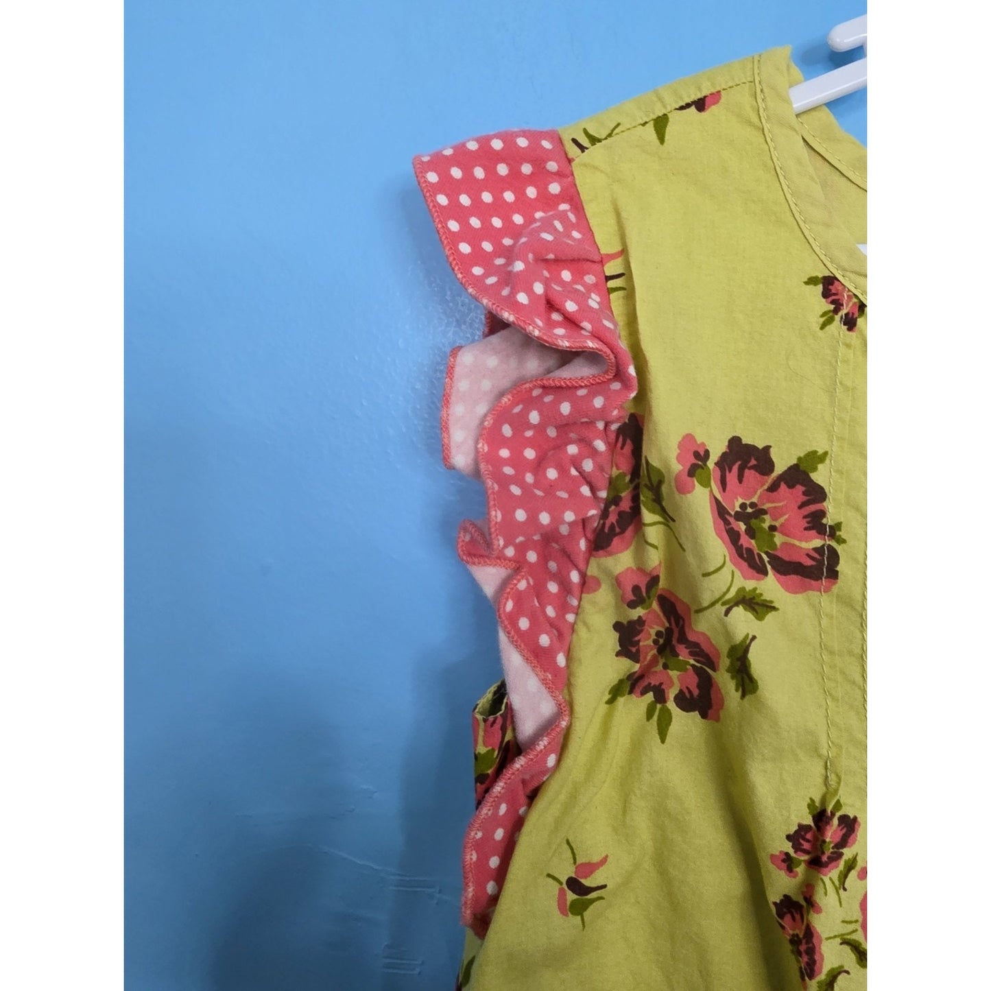 Matilda Jane Girls Size 6 Imagination Yellow Floral Tunic Make Believe Fall 2017