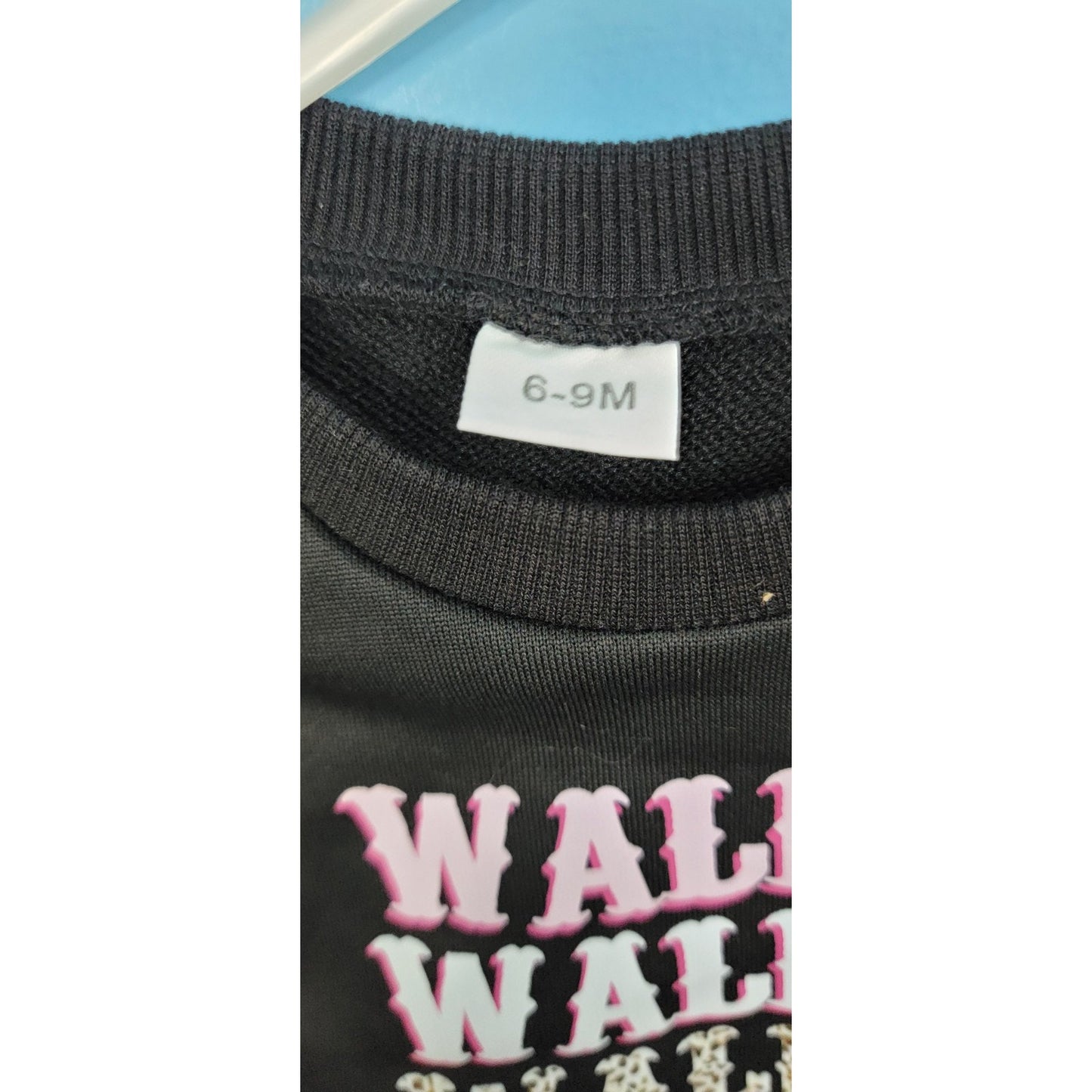 Baby 6-9 Months Black Morgan Wallen Long Sleeve Sweatshirt