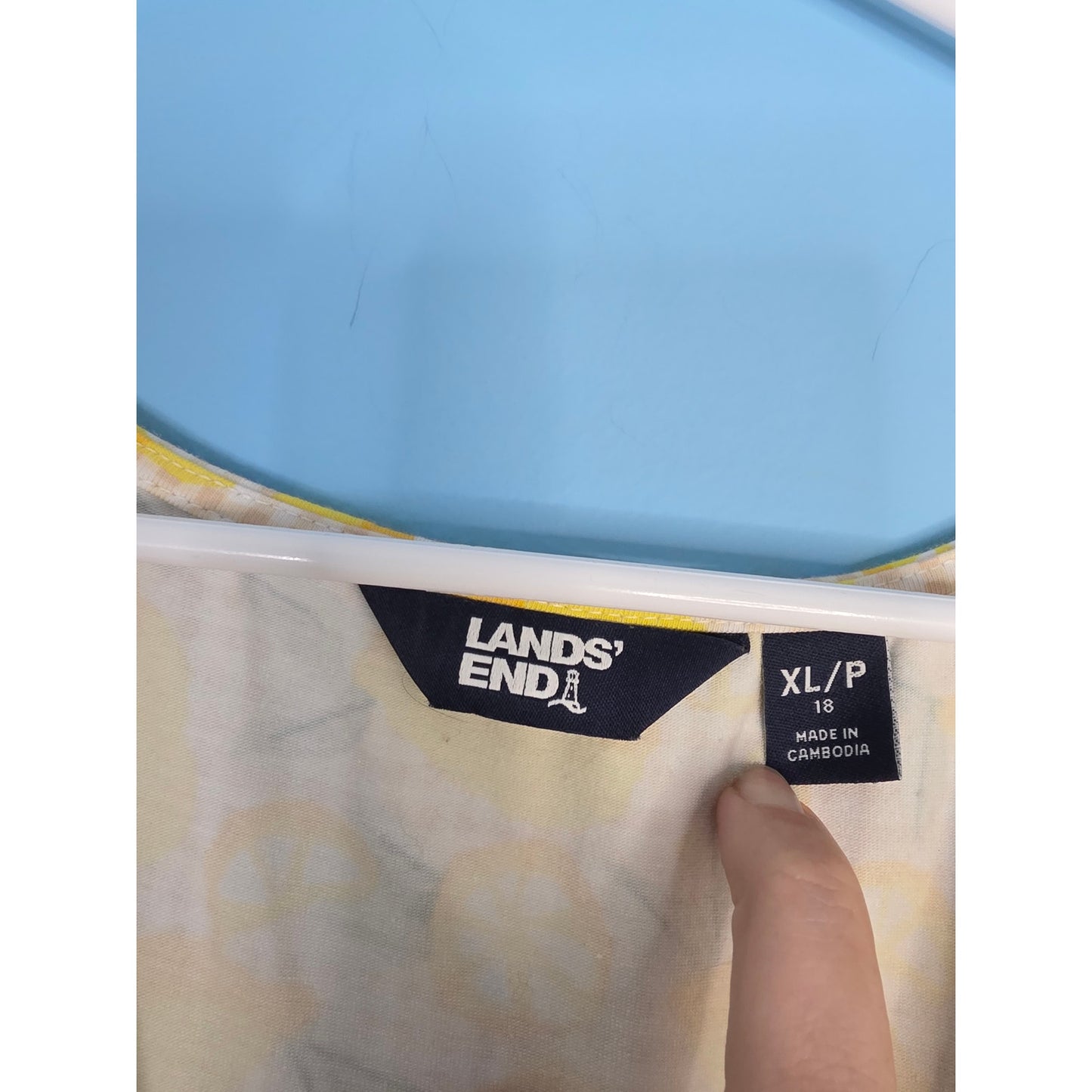 Lands End XLP Lemon Dress Petite
