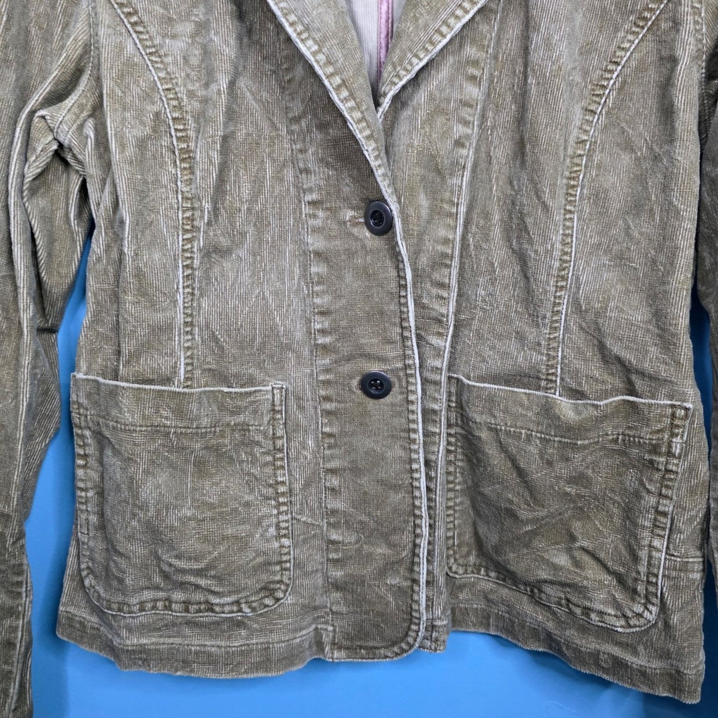 Y2K American Eagle Outfitters Women’s Corduroy Blazer Jacket Size Large