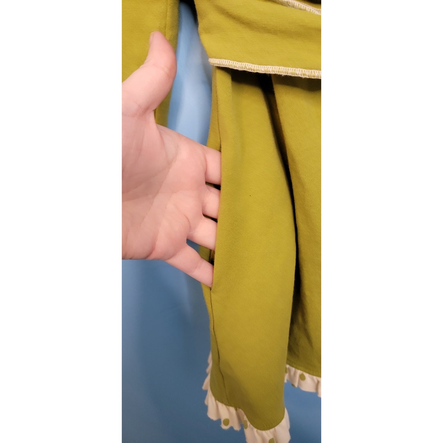 Matilda Jane Good Hart Northern Lights Willow Jacket Size 4 Olive Pea Green