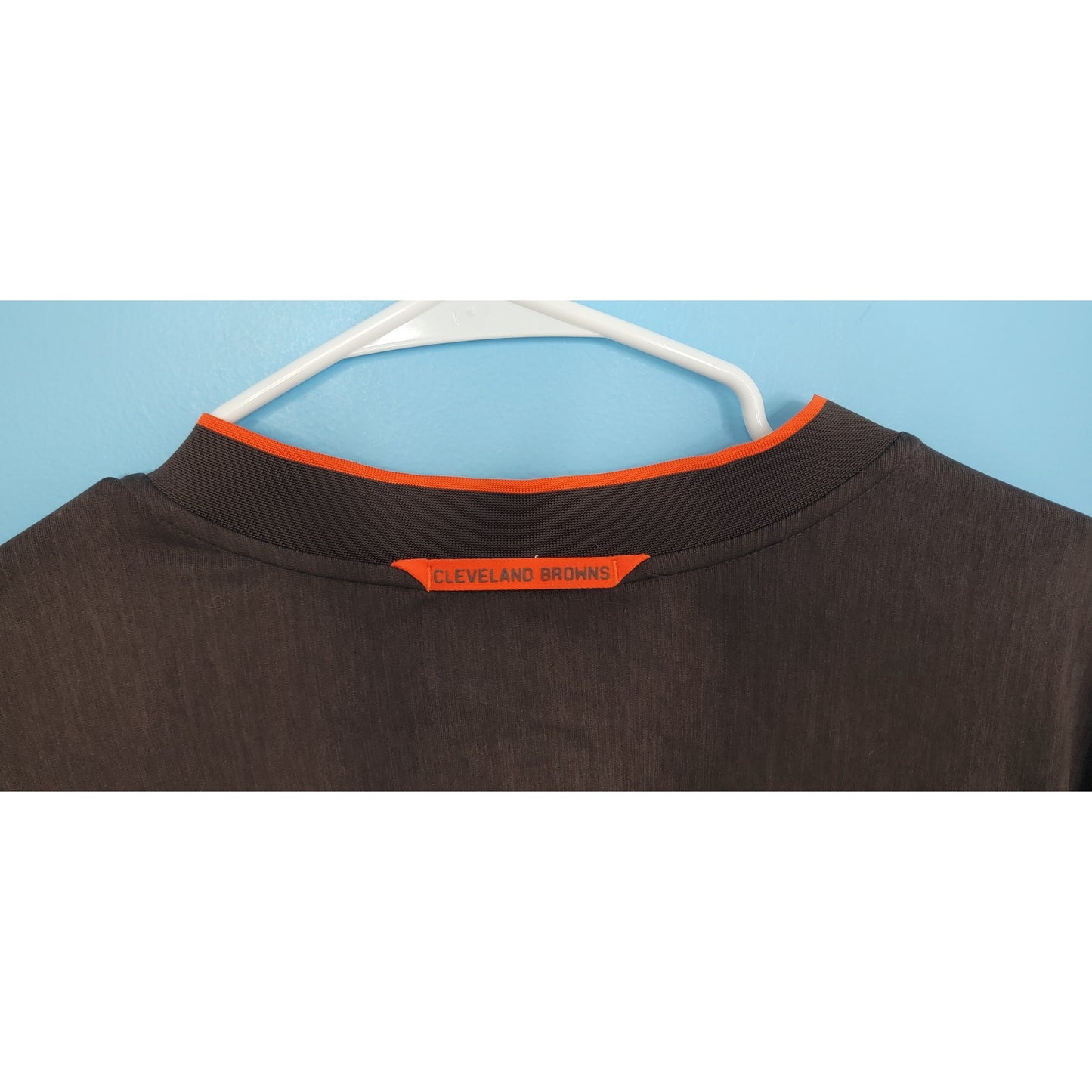 Mens Nike Cleveland Browns XXL 1/4 Zip Sweater NFL