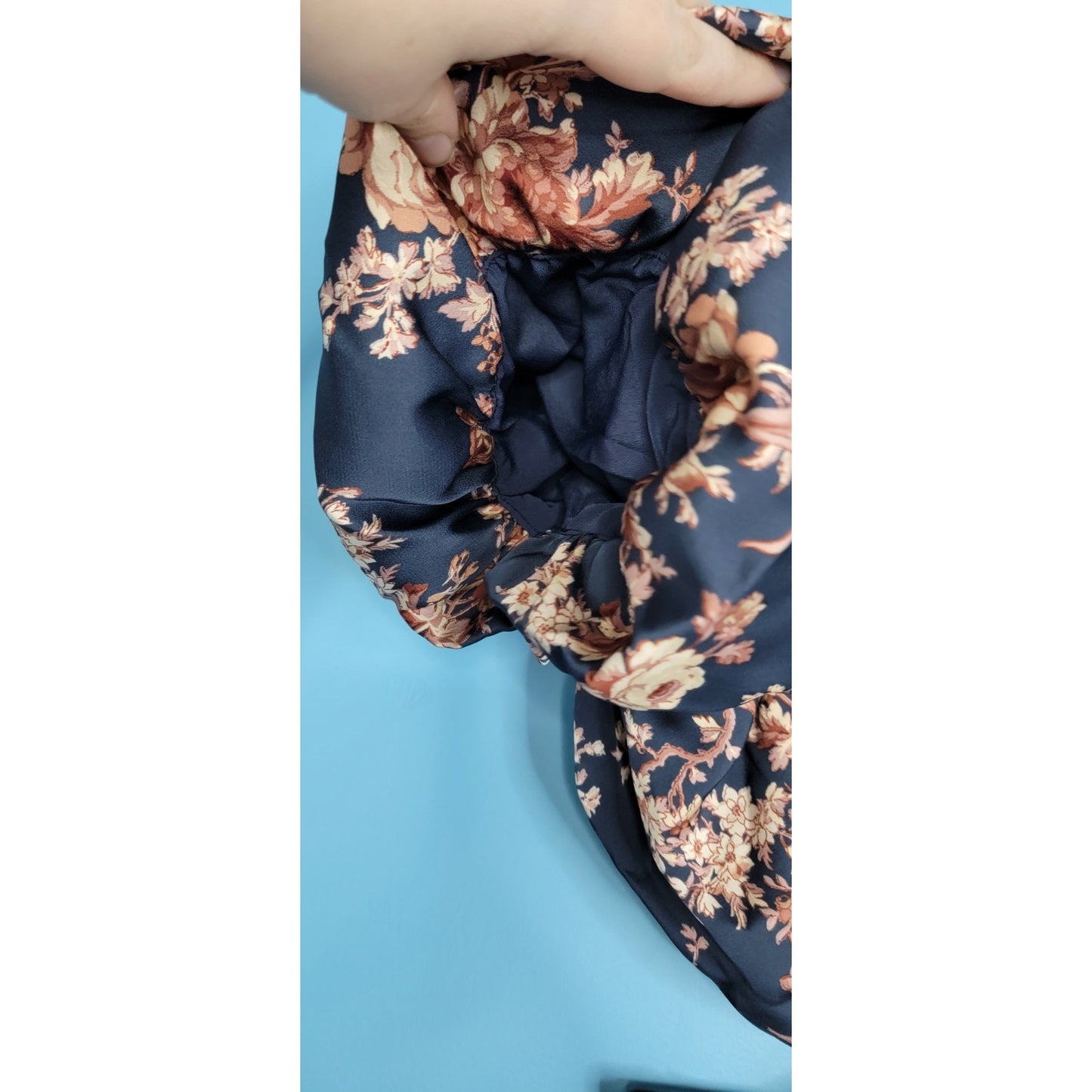 NWT Altar'd State Size XXL Navy Blue Floral Dress With Cut Outs Open Back Zipper