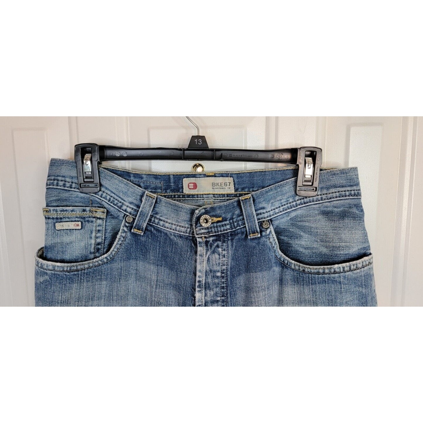 Mens Light Wash Buckle BKE Jeans Size 32R