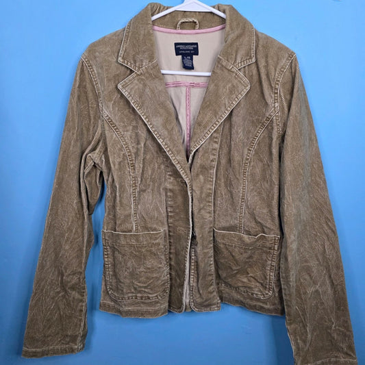 Y2K American Eagle Outfitters Women’s Corduroy Blazer Jacket Size Large